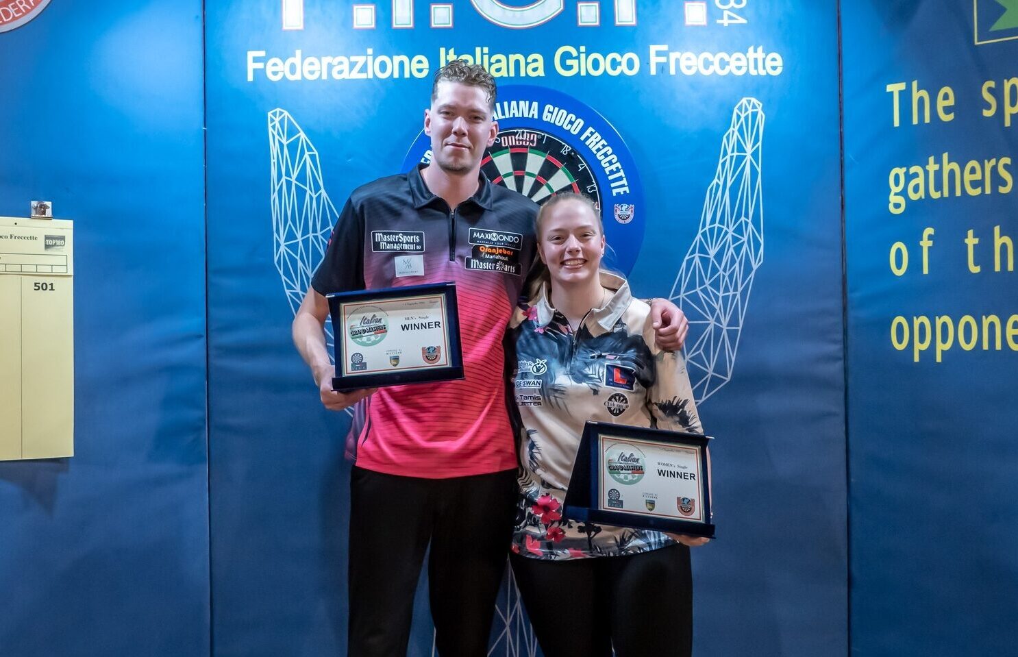 Jimmy van Schie Lerena Rietbergen - Italian Grand Masters 2024